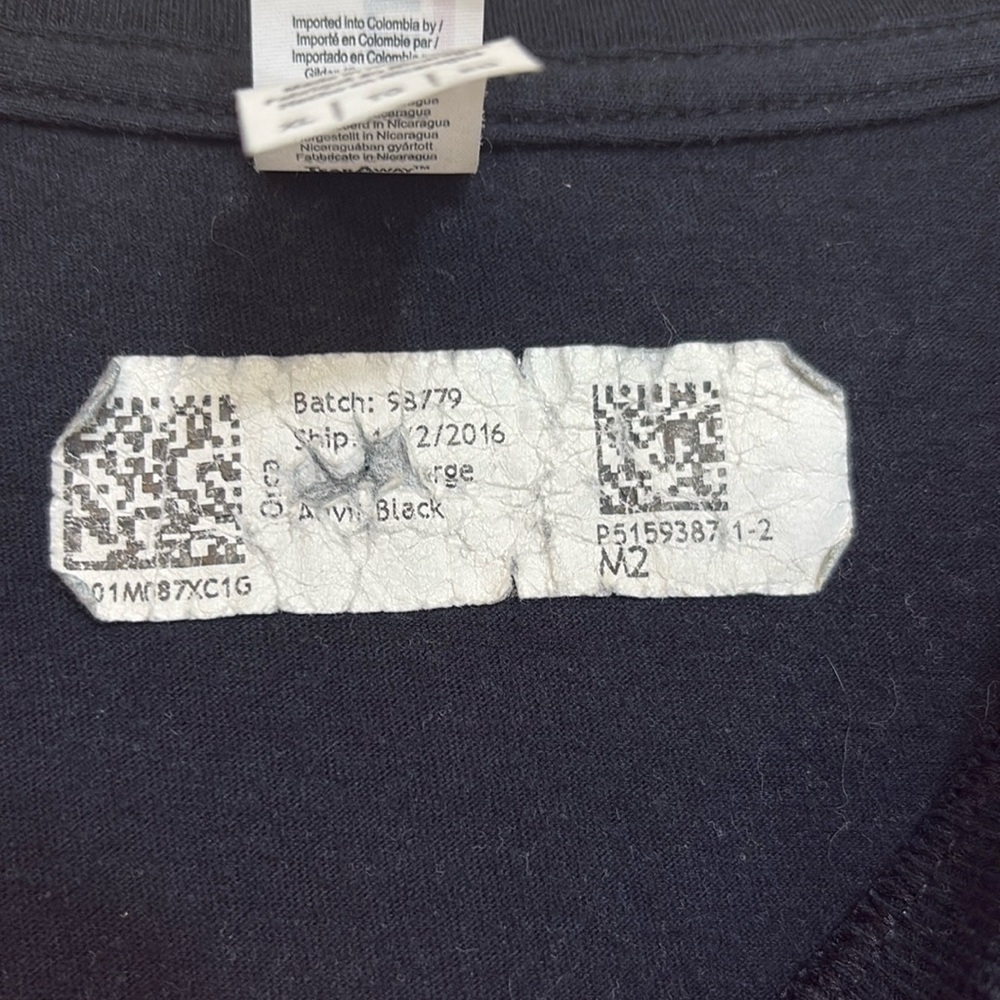 Anvil | Black Blue White “Proud US Navy Grandpa” Ring Spun Cotton SS T-Shirt XL - Picture 3 of 9